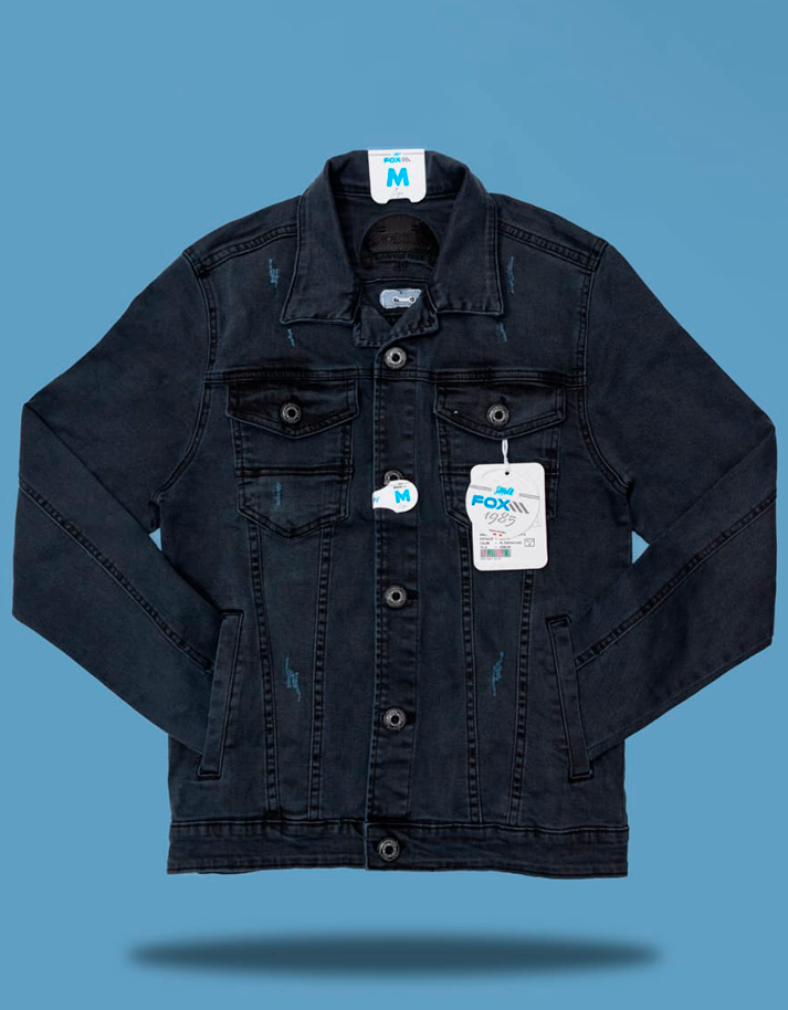 Jacket Jahuay Black Slim Fit Confort