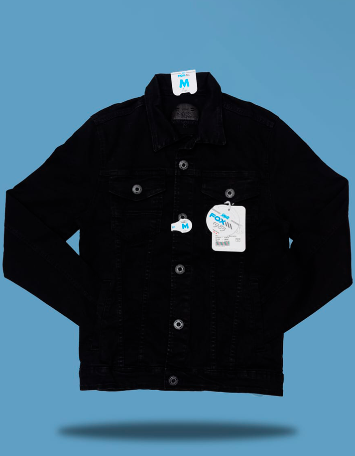 Jacket Jahuay Black Slim Fit Confort