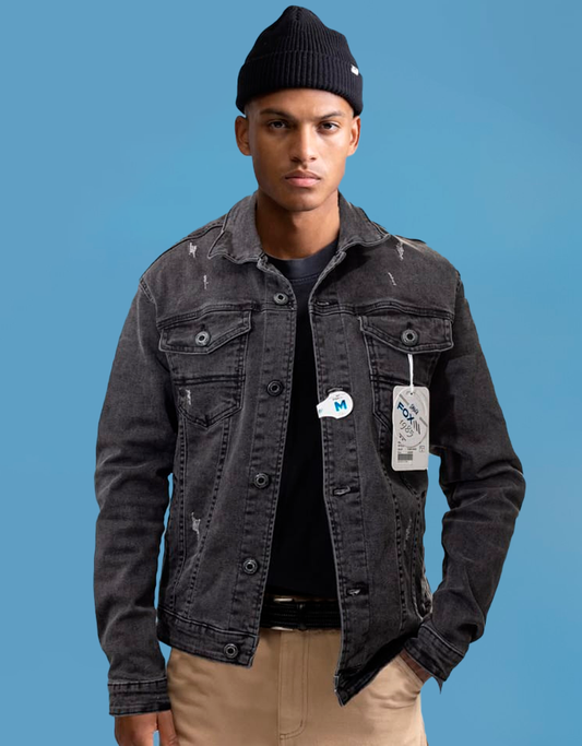 Jacket Jahuay Black Slim Fit Confort