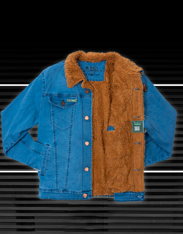 Jacket Premium C/ Peluche Carnero Camello