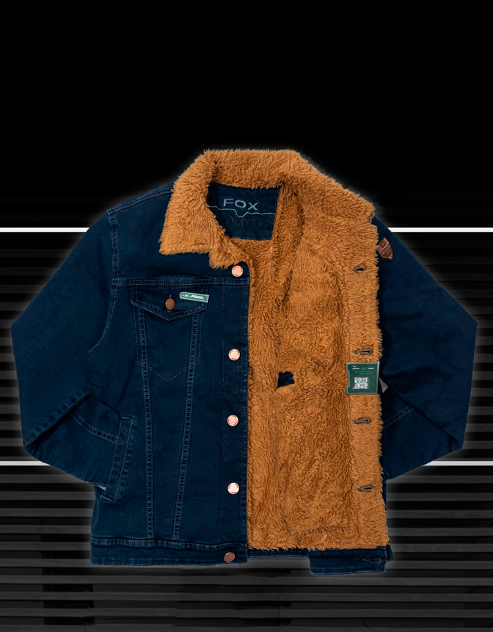 Jacket Premium C/ Peluche Carnero Camello