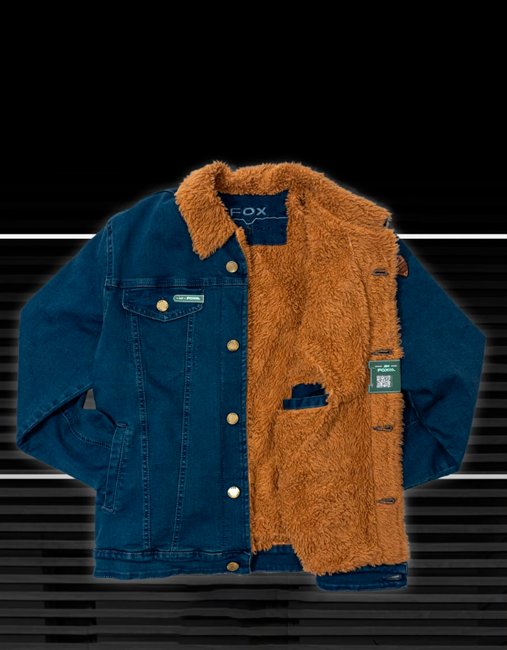 Jacket Premium C/ Peluche Carnero Camello