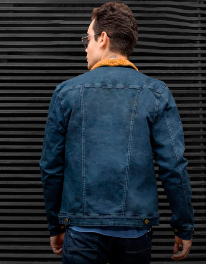 Jacket Premium C/ Peluche Carnero Camello