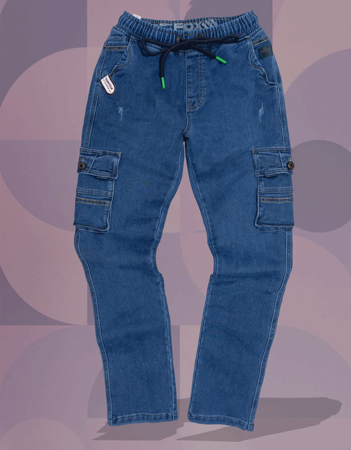Yeu Jeans Jogger Cargo Semipitillo