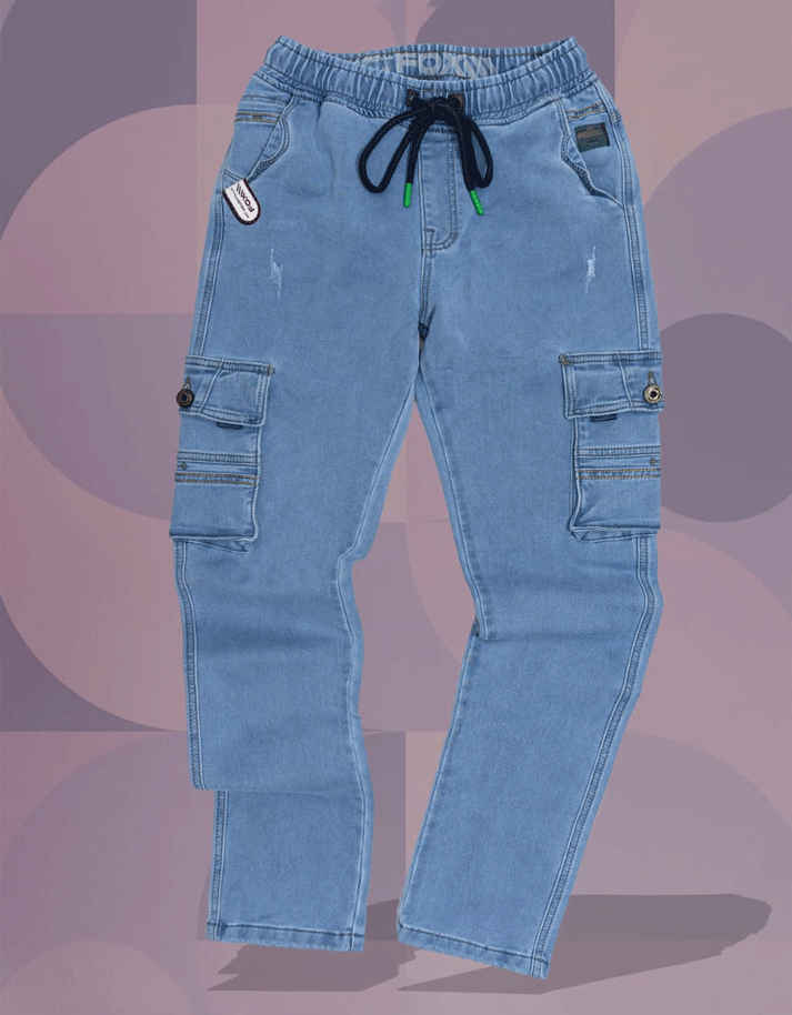 Yeu Jeans Jogger Cargo Semipitillo