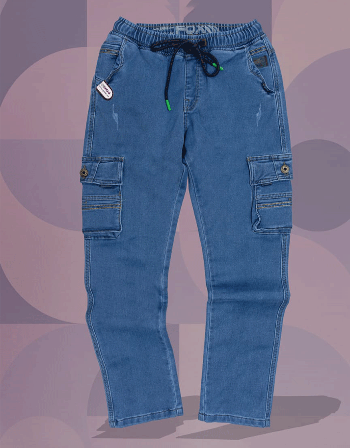 Yeu Jeans Jogger Cargo Semipitillo