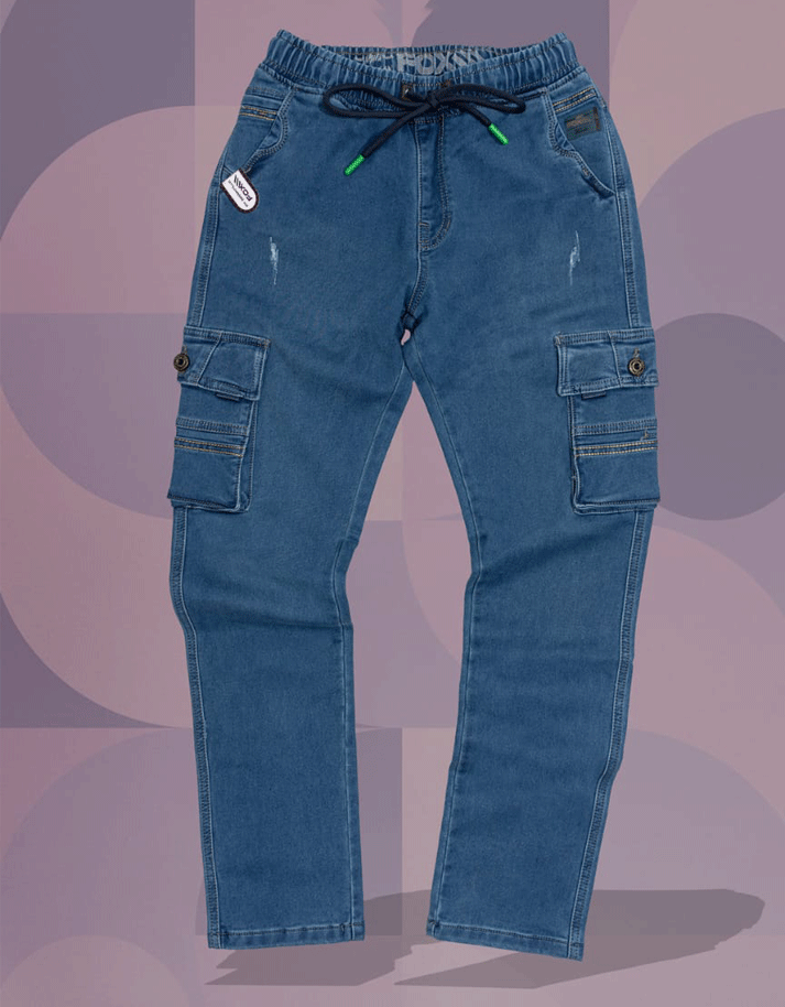 Yeu Jeans Jogger Cargo Semipitillo